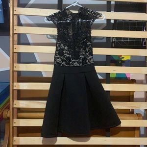 Black lace dress